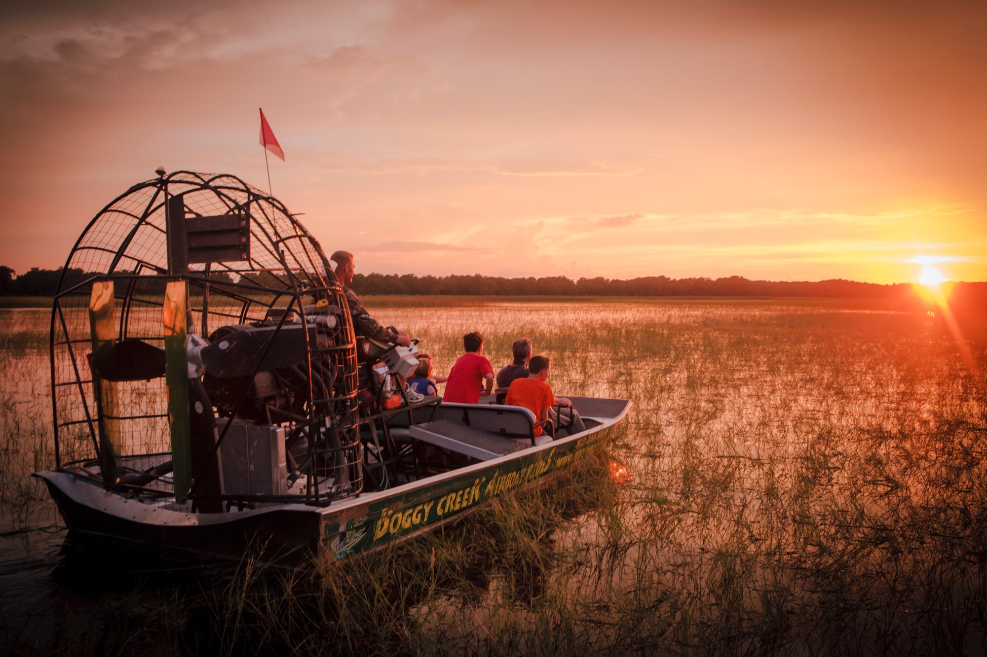 _Sunset tour Airboat on a Sunset Tour